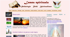 Desktop Screenshot of lumeaspirituala.ro